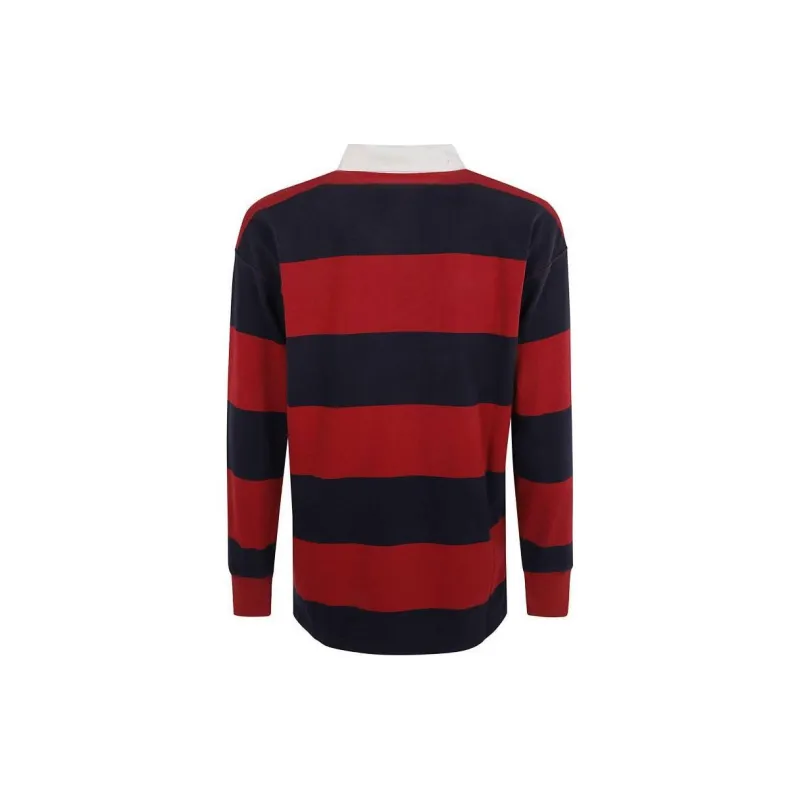 Ralph Lauren Vintage Fit Striped Jersey Rugby Polo Shirt-1