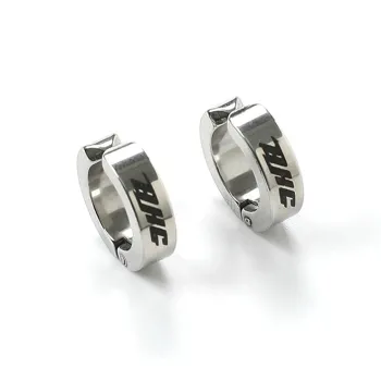 Endorphin Titanium Steel Clip On Earrings Unisex