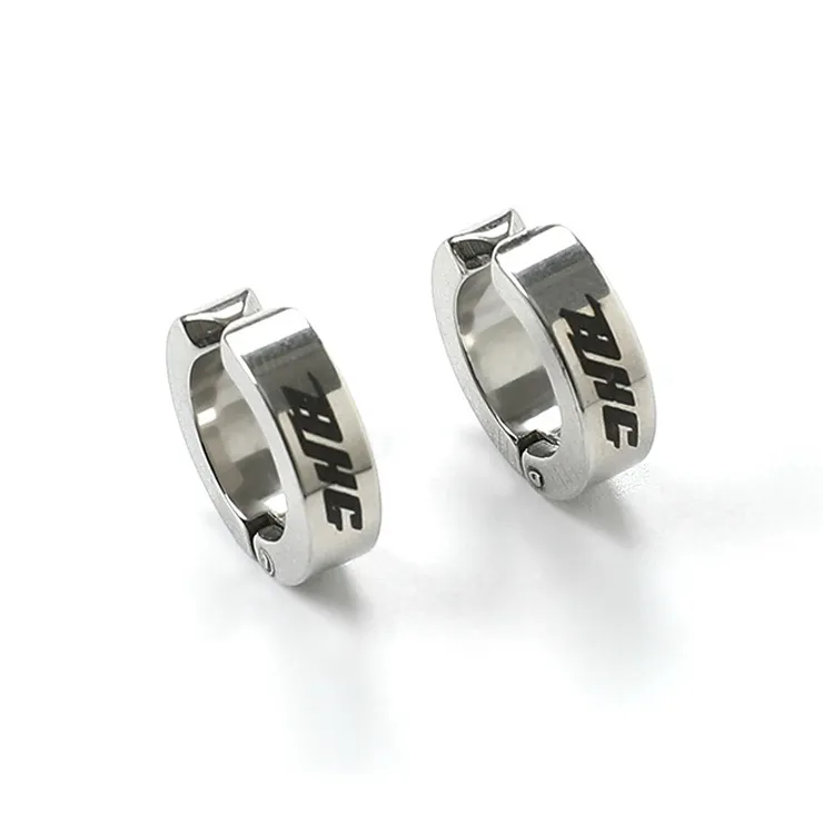 Endorphin Titanium Steel Clip On Earrings Unisex-0