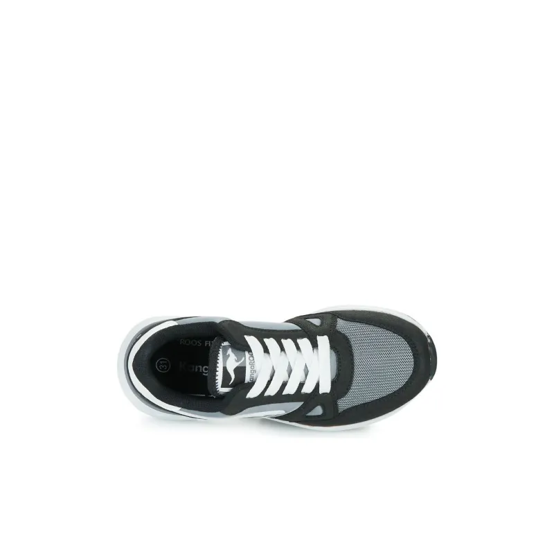 KangaROOS Kids Lifestyle Shoes Black/Gray/White Teenagers-4