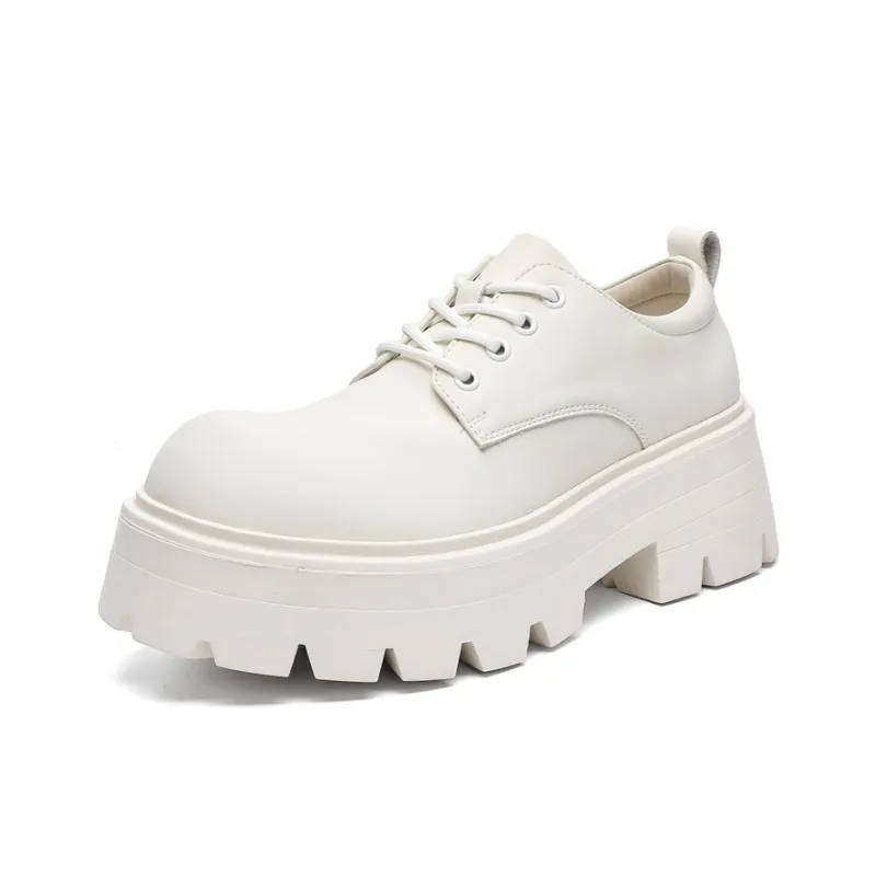 V ZERO FIVE Oversized Derby Shoes Casual Shoes Unisex Black European And American Fashion Minimalist Style-55