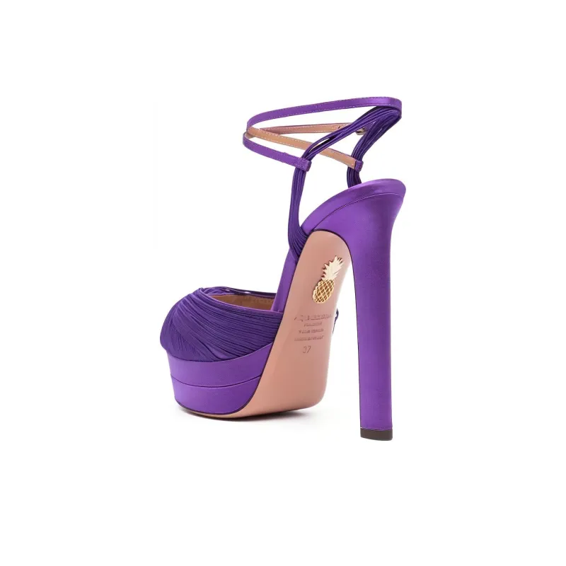 AQUAZZURA Bellini Beauty Plateau 135mm Sandals-3
