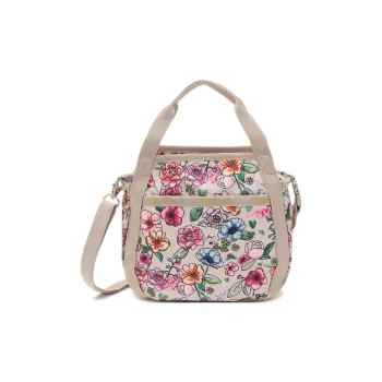 LeSportsac Polyester Shoulder Bag Crossbody Bag Handbag Small Size Women's Beige