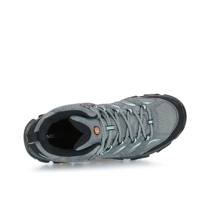 MERRELL MOAB 3 Anti Slip Wear Resistant Mid Top Hiking Shoes Women's Light Blue Gray-3
