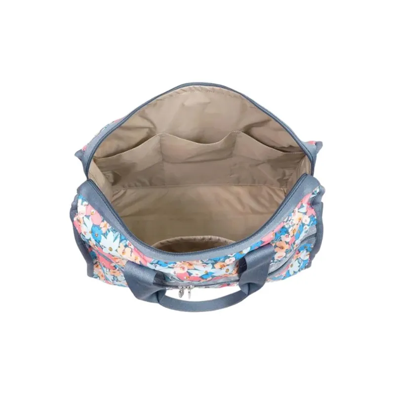 LeSportsac Nylon Boston Bag Shoulder Bag Crossbody Bag Handbag Women's Blue & Multicolor-4