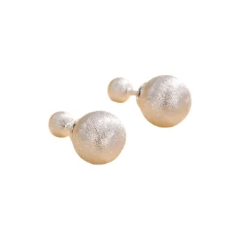 Stone Edge Poly 999 Fine Silver Sterling Silver Hoop Earrings Unisex