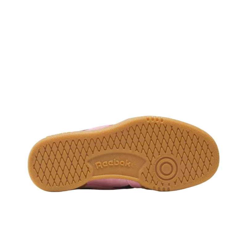 Reebok Anti Slip Wear Resistant Low Top Kids' Skateboarding Shoes Pink Black Teenagers-5