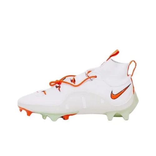 Nike Lebron 4 Cushioning Wear-Resistant Mid-Top Training Shoes Unisex White