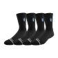 Ace Pure Black Long Leg-4 Pack