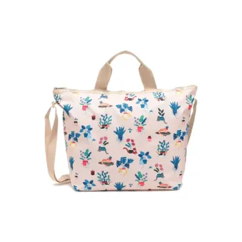LeSportsac Polyester Tote Bag Shopping Bag Shoulder Bag Crossbody Bag Handbag Women's Beige