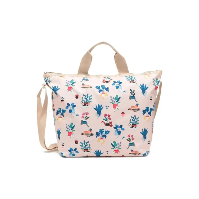 LeSportsac Polyester Tote Bag Shopping Bag Shoulder Bag Crossbody Bag Handbag Women's Beige-0