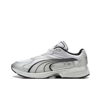 PUMA EXTOS Anti Slip Wear Resistant Low Top Casual Shoes Unisex Silver White