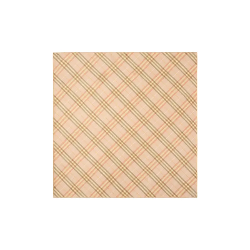 Burberry Check Silk Scarf-0