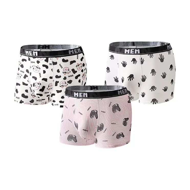 Qiao Ni Tong Underpants Men's 3 Pack-1