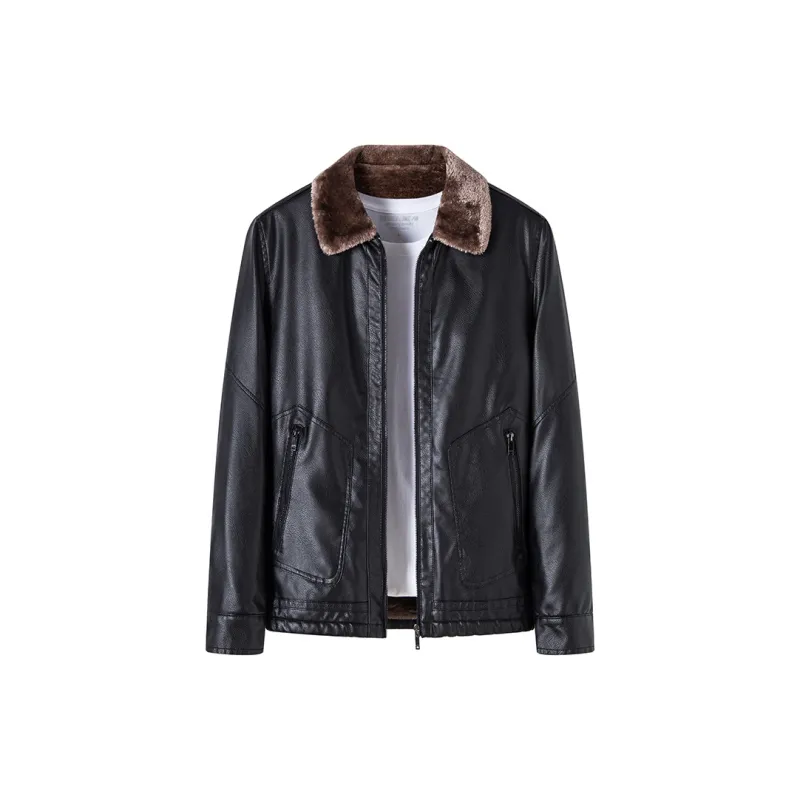 PIERRE CARDIN Leather Jacket Unisex-2