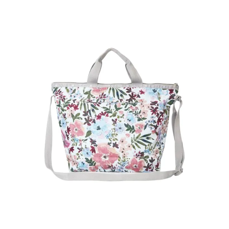 LeSportsac Nylon Tote Bag Shopping Bag Shoulder Bag Crossbody Bag Handbag Women's Gray-0
