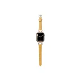 Lemon/Small Ox Horn Button －Ice Silk Bamboo Groove