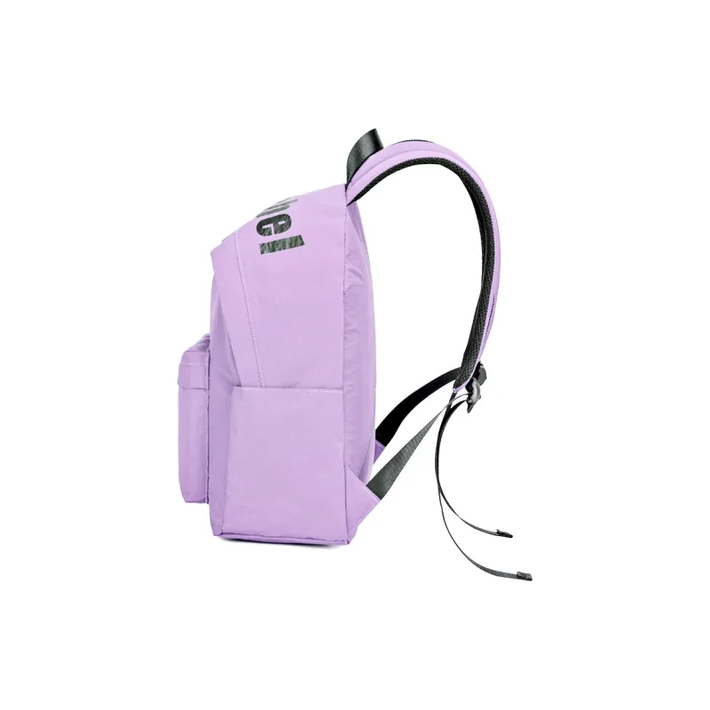 ZUOFEIFAN Fabric Backpack Unisex Woody Brown/Mint Purple/Black-2