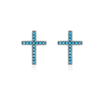 CARAT'S DIARY Colored Glaze Stud Earrings Women's
