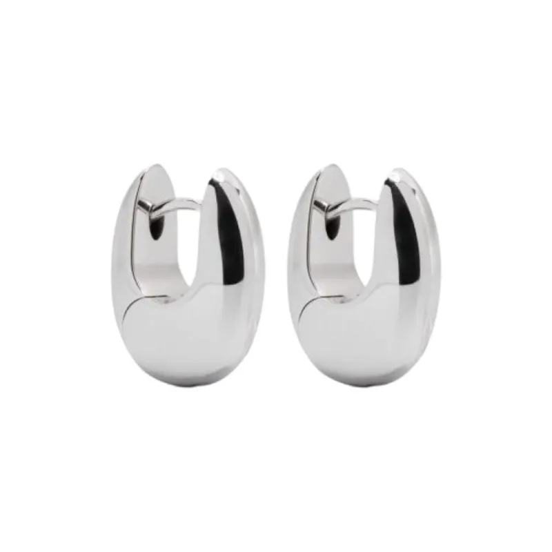 TOM WOOD Small Pebble Earrings-0