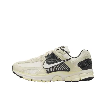 Nike Air Zoom Vomero 5 Anti Slip Wear Resistant Low Top Running Shoes Men's Beige White Black