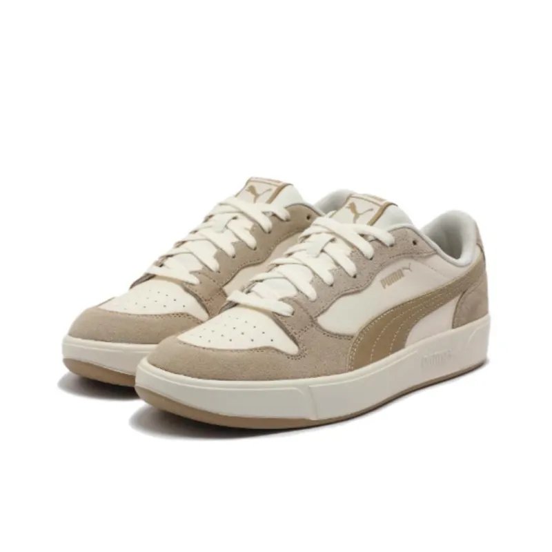 PUMA Sky LX Anti Slip Wear Resistant Low Top Skateboard Shoes Unisex Ecru Light Brown-2