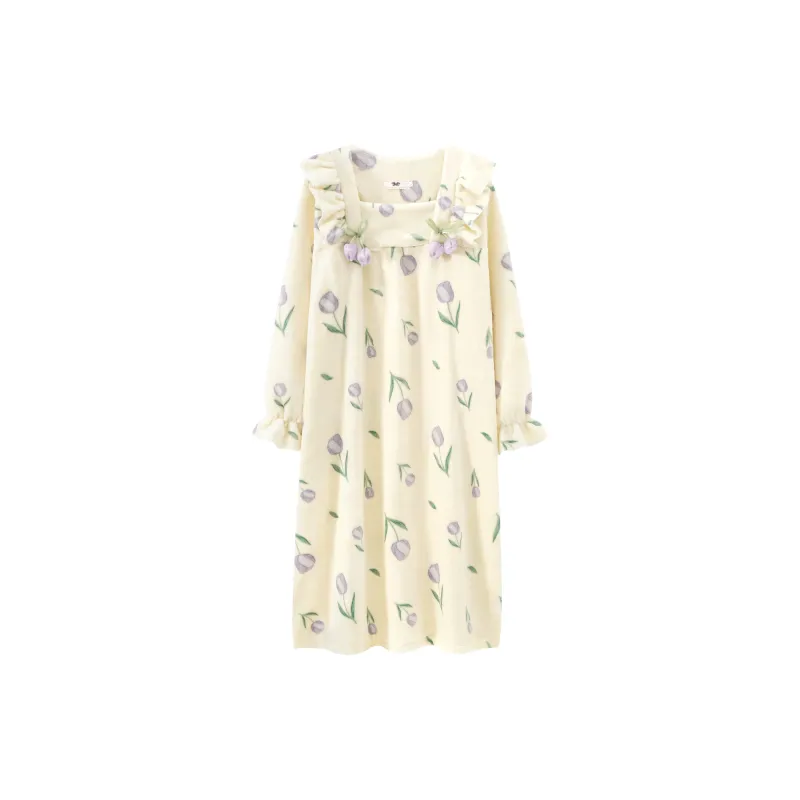 Ta Yan Nightgown Women's Apricot-0