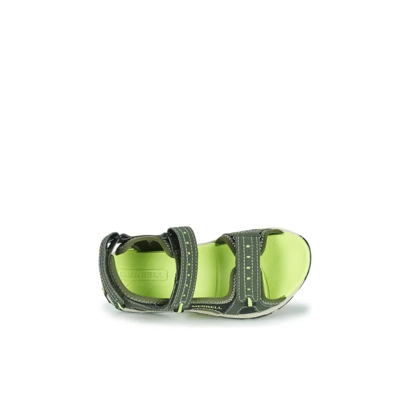 MERRELL Anti Slip Wear Resistant Low Top Children's Sandals Yellow Green Teenagers-5