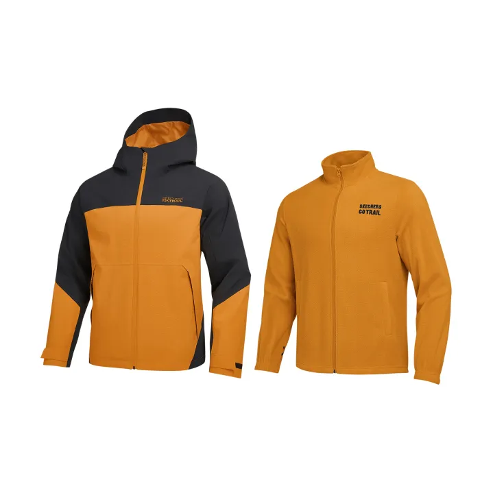 Skechers Windbreaker Jackets Men Oak/02SE-2