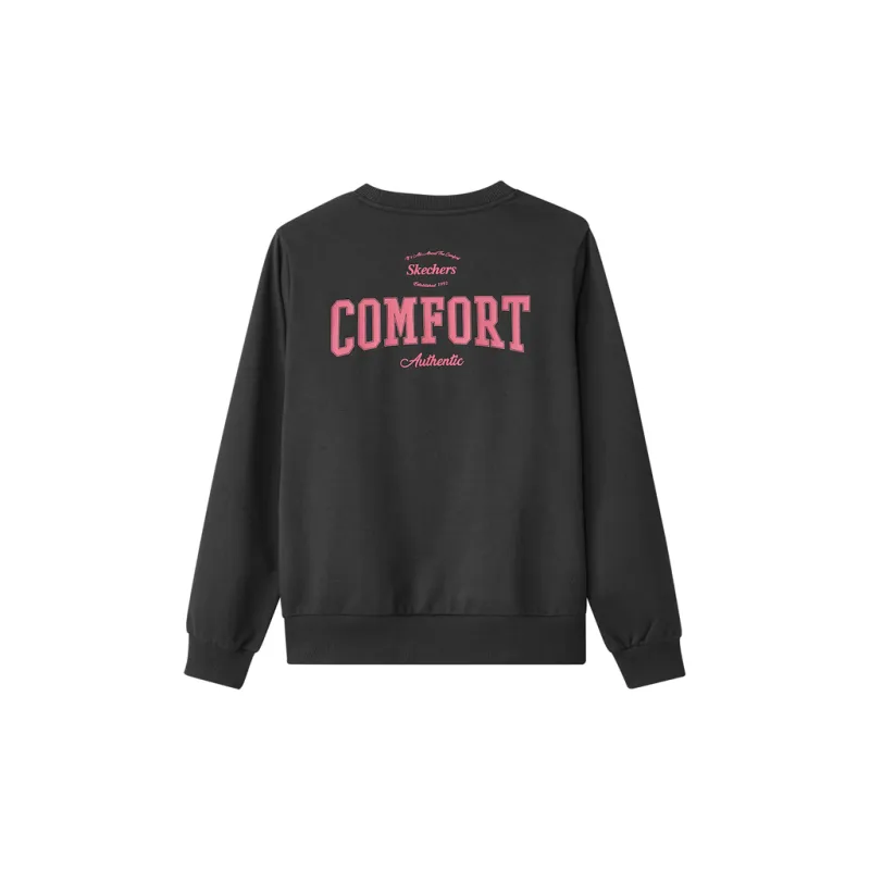 Skechers Sweatshirt Women's Carbon Black-1
