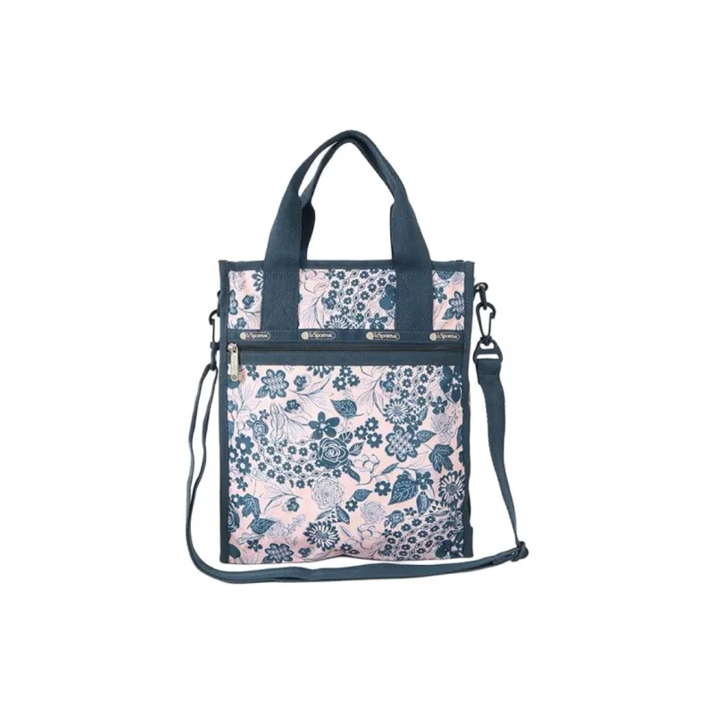 LeSportsac Nylon Shoulder Bag Crossbody Bag Handbag Women's Pink & Blue-0