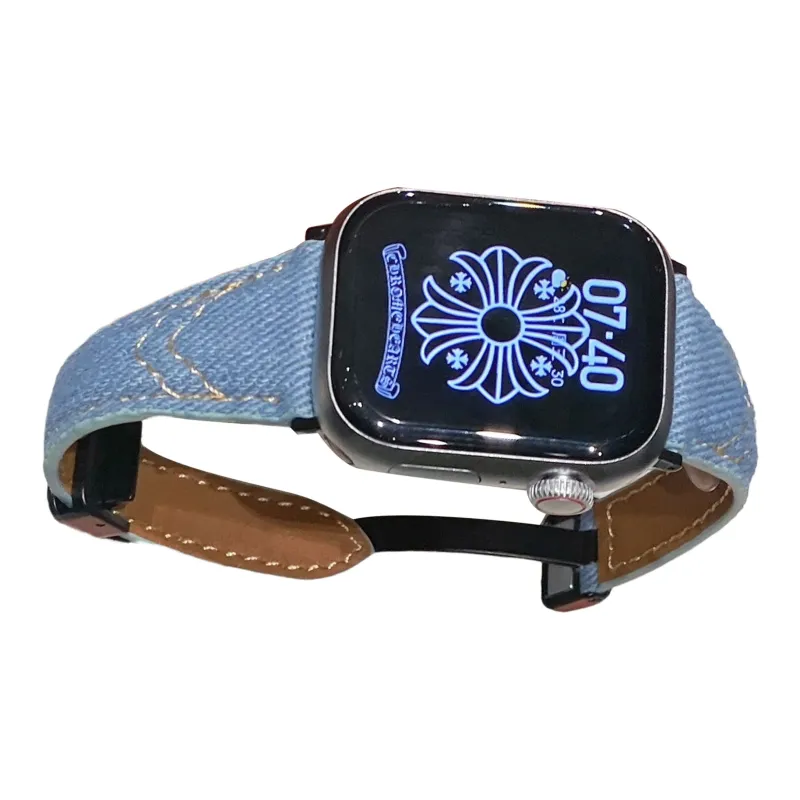 NCFCK Watch Band Apple Compatibility Leather-5
