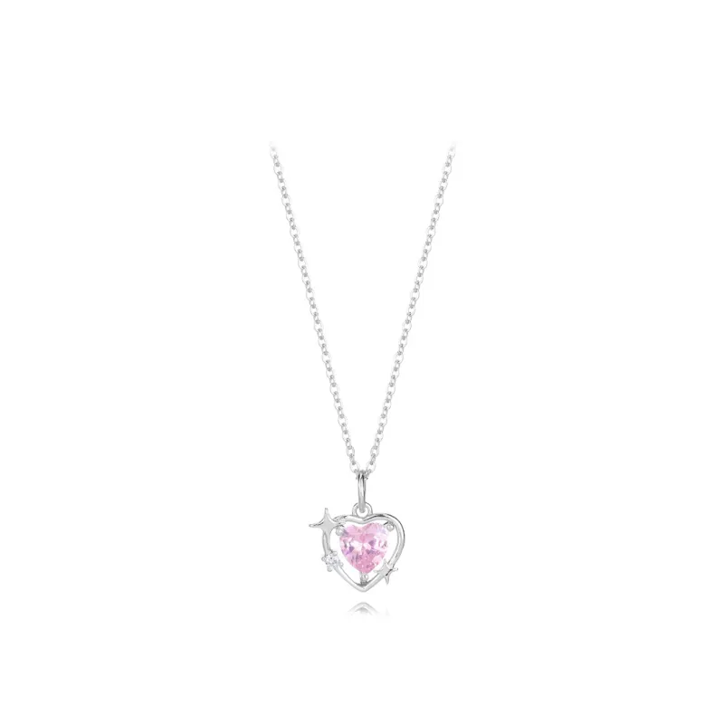 Muyan Alloy Peach Galaxy Necklace Unisex-0
