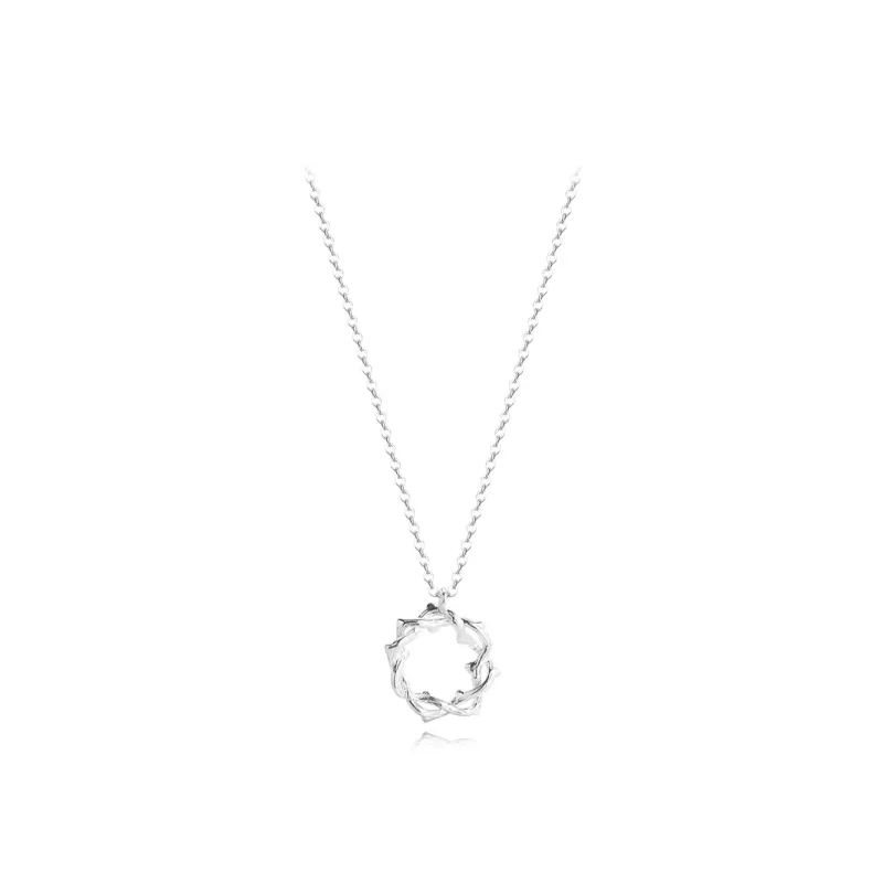 Muyan Alloy Peach Galaxy Necklace Unisex-3