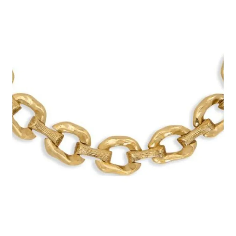 Oscar De La Renta Oversized Chain link Necklace-0
