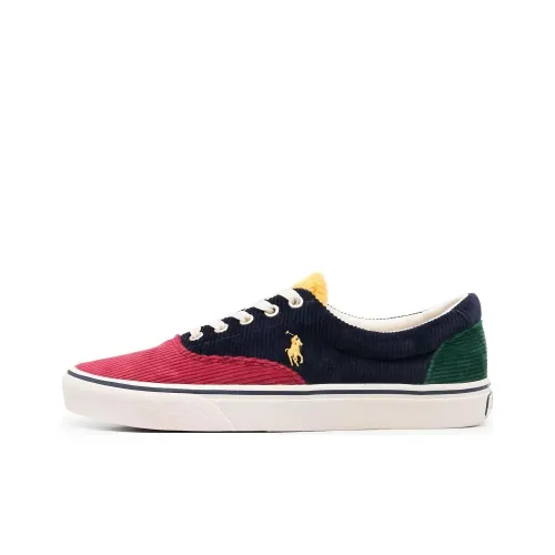 Polo Ralph Lauren Low-Top Skateboard Shoes Men's Red Blue