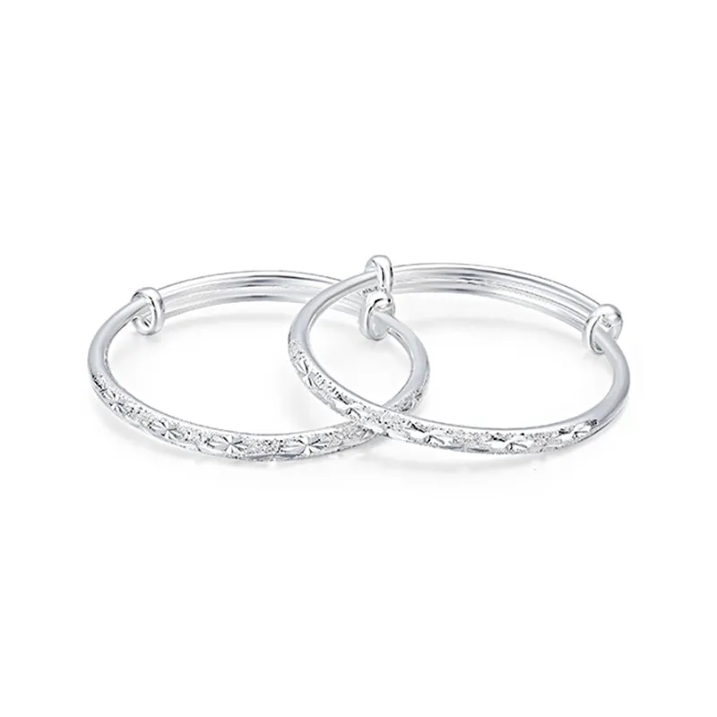 FMC S999 Fine Silver Sterling Silver Bracelets Kids'-0