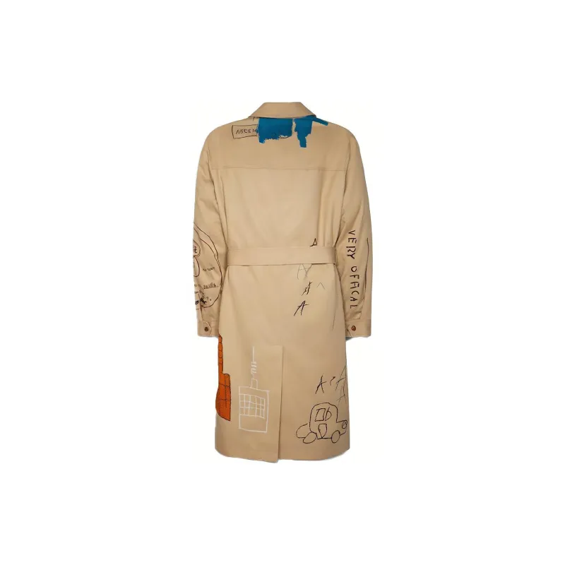 COACH Trench Coats Men Brown-1