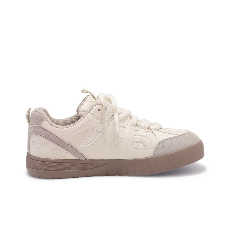 Shen Linsen Cushioning, Slip Resistant, And Abrasion Resistant Low Top Casual Shoes Women's Beige-1