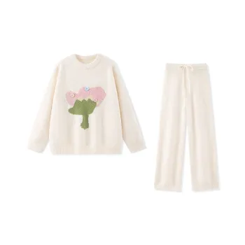 Beast's Secret Pajama Set Women's Light Cream Apricot