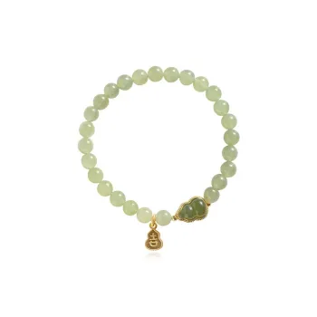 Chongqing Gold Store Chalcedony Jade Bracelets Unisex
