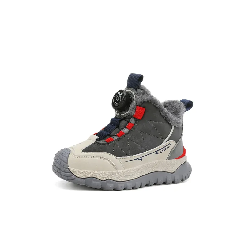 BOBDOG Anti Slip And Wear Resistant Warm Kids' Running Shoes Kids'-10