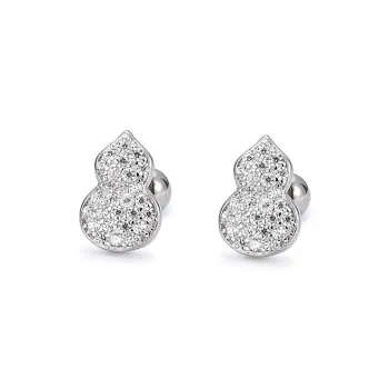 SHARK BABY S925 Silver Stud Earrings Women's
