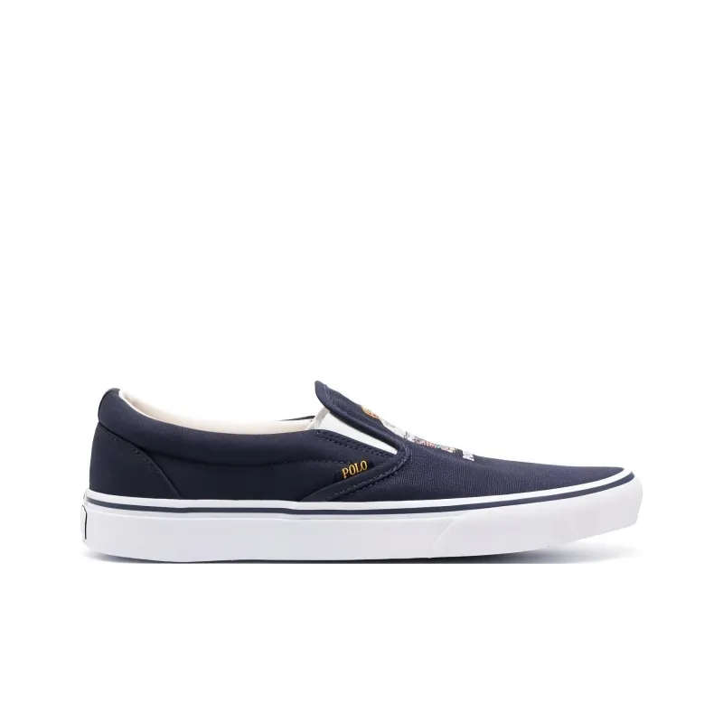 Polo Ralph Lauren Keaton Slip On Cowboy Polo Bear Navy-2