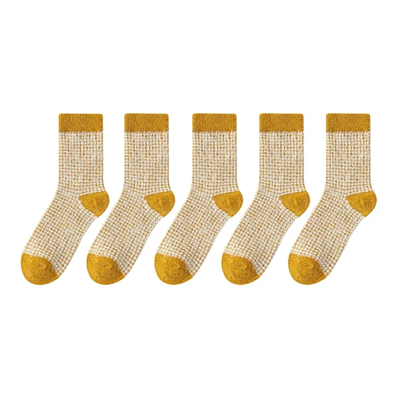 Caramella Mid Calf Socks Women's 5 Pack-7