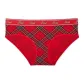 1 Pack (Bright Vermillion Plaid Print/Red)