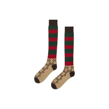 GUCCI FW22 Knee-High Socks Men's 1 Pack Green