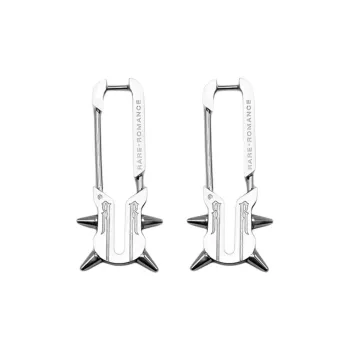 RRONV 925 Sterling Silver Earrings Men's