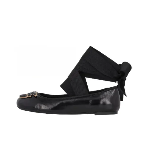 PINKO Love Birds Removable Ribbon Ballerinas Women's