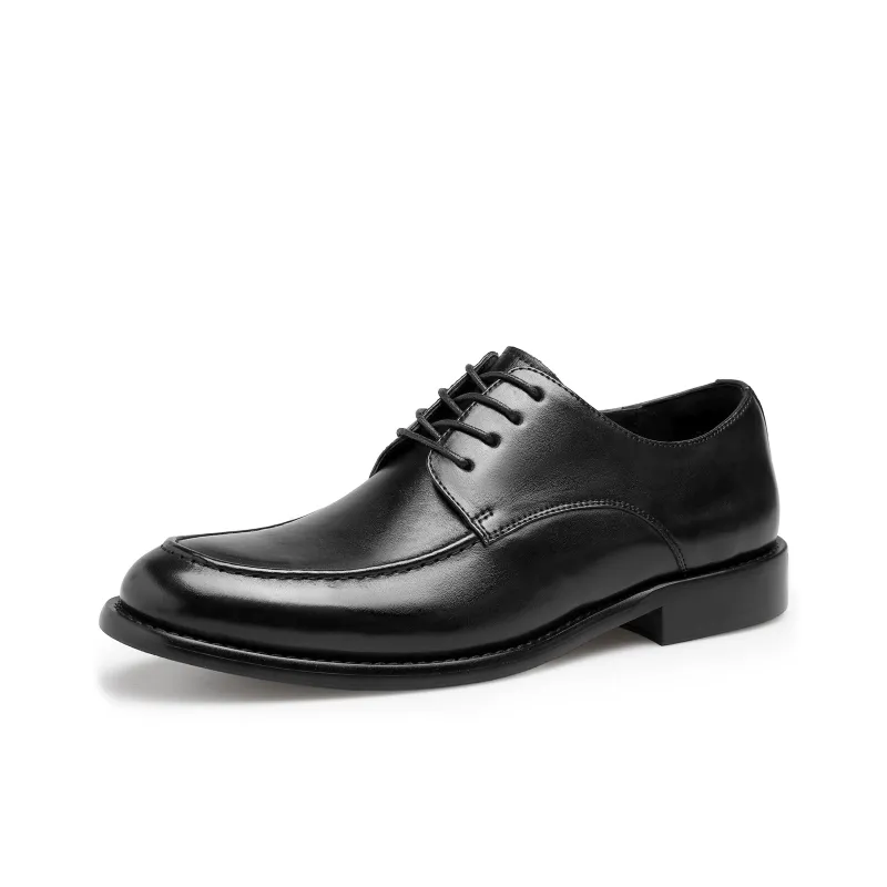 Desai Dress Shoes Men Low Top Black, Brown-1